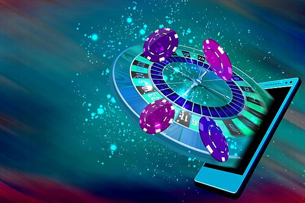 Live arcade game studio with dealer and gaming table